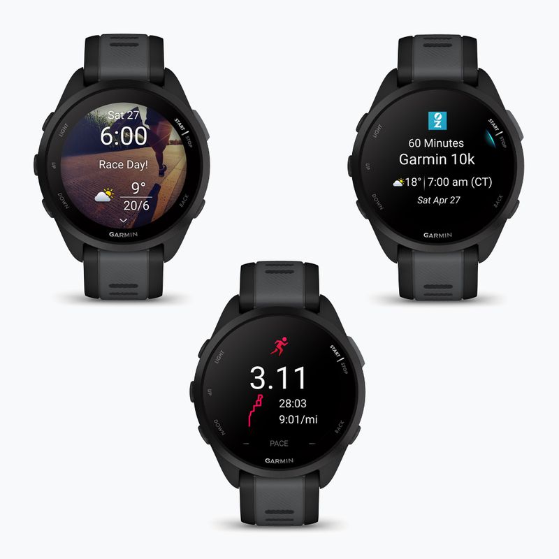 Часовник Garmin Forerunner 165 black/slate gray 8