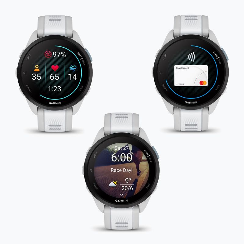 Часовник Garmin Forerunner 165 mist gray/whitestone 8