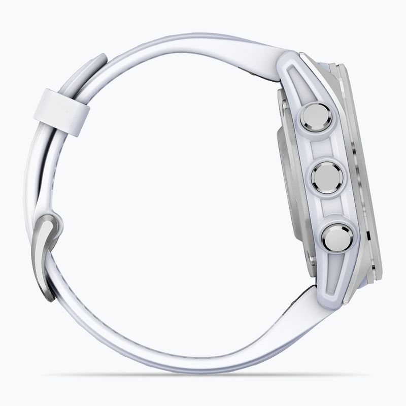 Часовник Garmin Fenix 8 43 mm Amoled silver/white stone 6