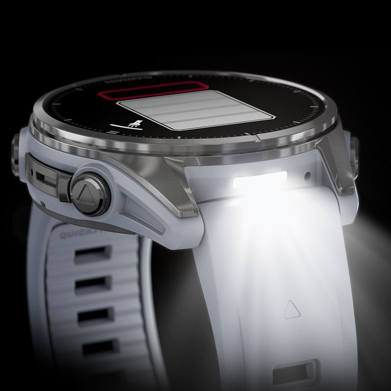 Часовник Garmin Fenix 8 43 mm Amoled silver/white stone 7
