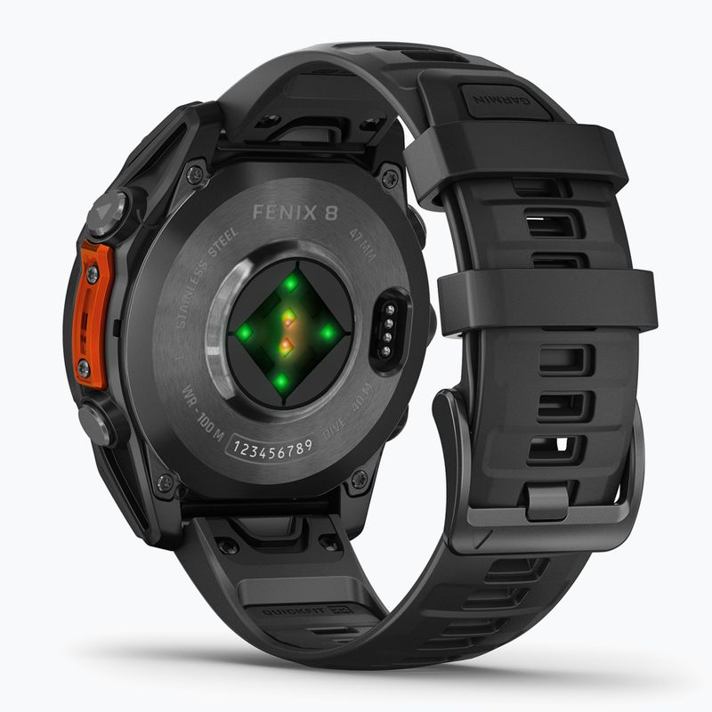 Часовник Garmin Fenix 8 47 mm Amoled slate grey/black 4
