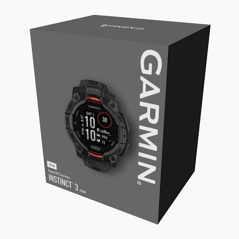 Часовник Garmin Instinct 3 Solar 45 mm black 7