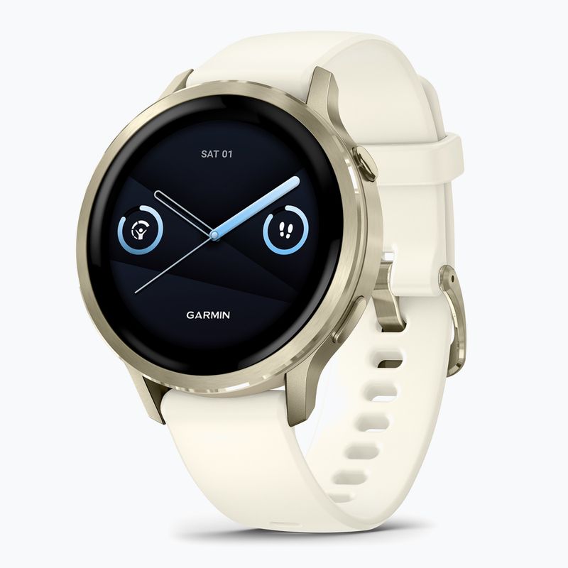 Часовник Garmin Venu 4 41 mm lunar gold/bone 2