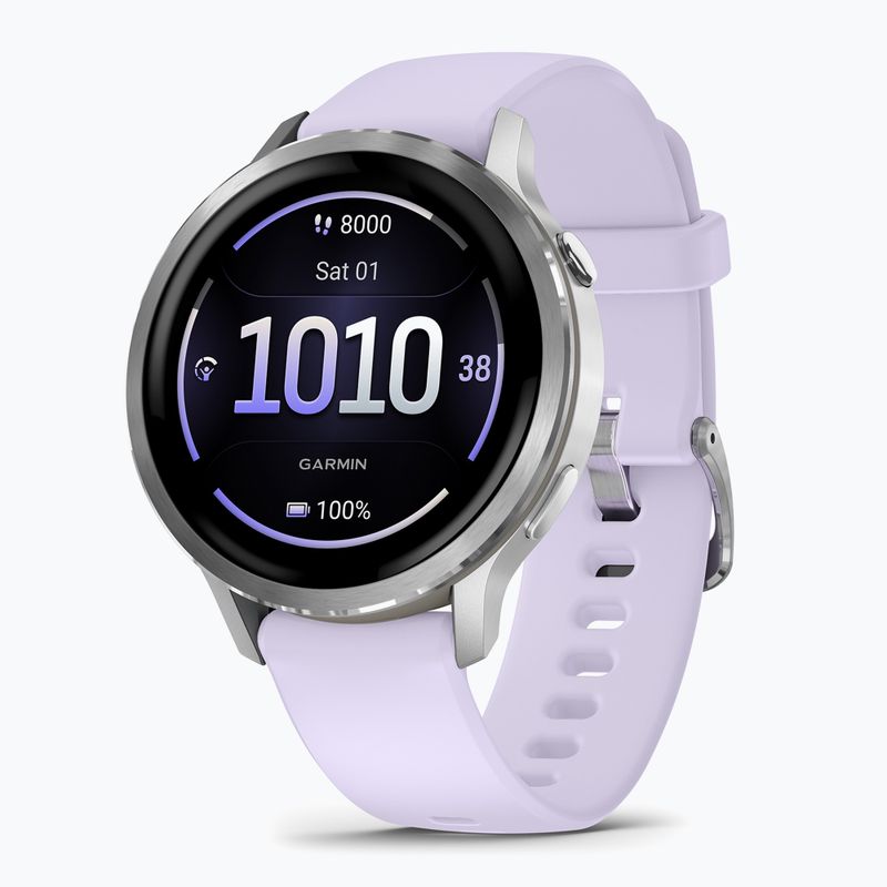 Часовник Garmin Venu 4 41 mm silver/perwinkle 3