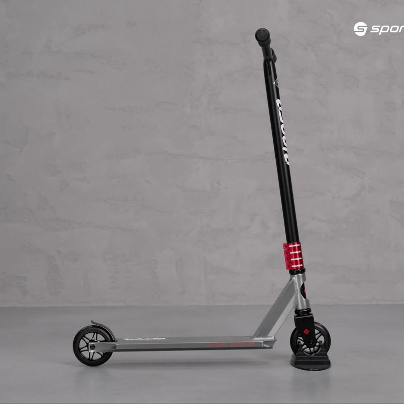 Уличен сърфинг каскадьорски скутер Ripper червен/сребърен 8