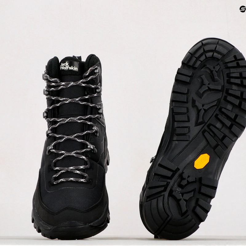 Jack Wolfskin мъжки ботуши за трекинг Rebellion Guide Texapore Mid черни 4053791 10