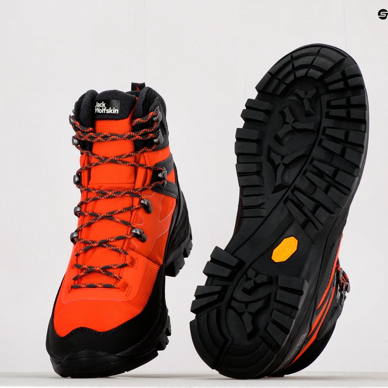 Jack Wolfskin мъжки ботуши за трекинг Rebellion Guide Texapore Mid orange 4053791 10