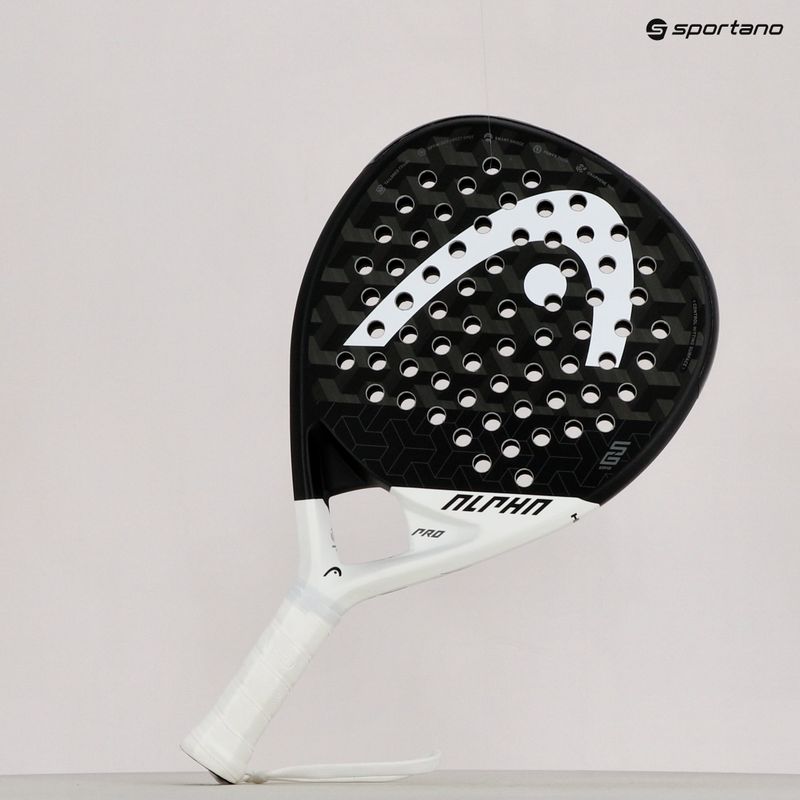 Ракета за гребло HEAD Graphene 360+ Alpha Pro черно-бяла 228131 8