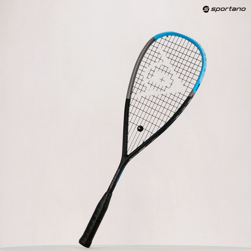 Dunlop Blackstorm Titanium Sls 135 кв. ракета за скуош черна 773408US 9