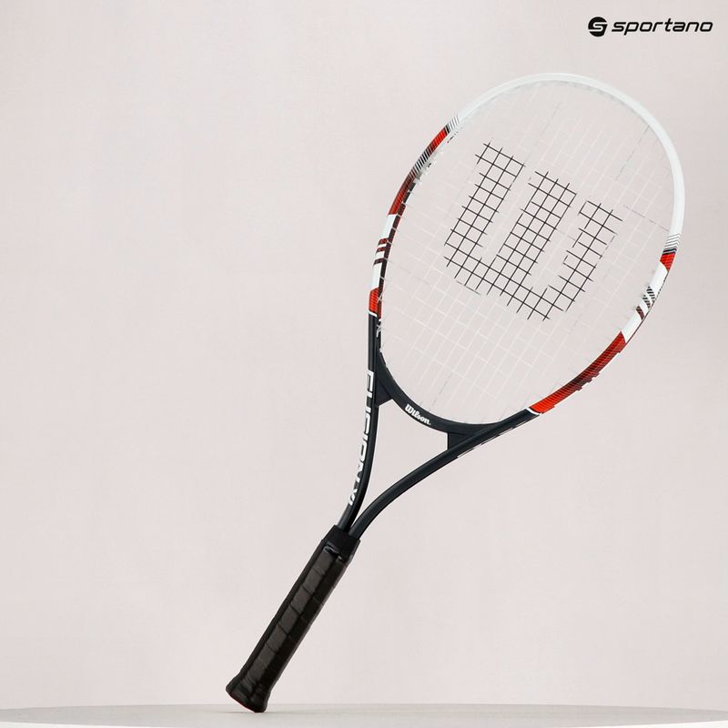 Ракета за тенис Wilson Fusion XL в черно и бяло WR090810U 11