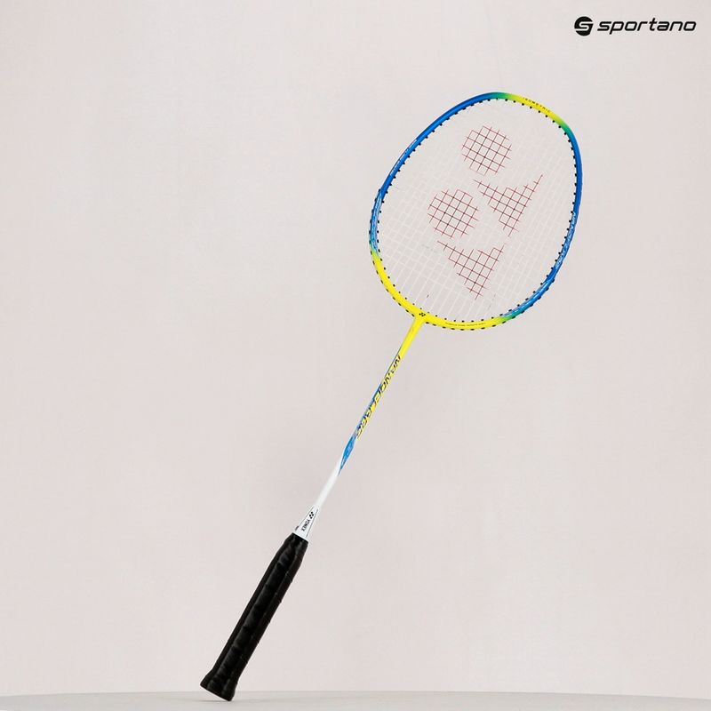 Ракета за бадминтон Yonex Nanoflare 100 3U жълто-синя 7
