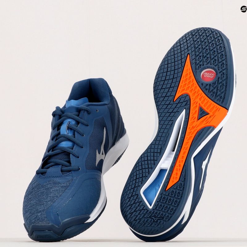 Мъжки обувки за хандбал Mizuno Wave Stealth Neo navy blue X1GA200021 11