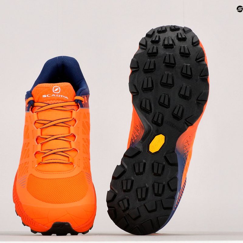 Мъжки обувки за бягане SCARPA Spin Ultra orange fluo/galaxy blue 11