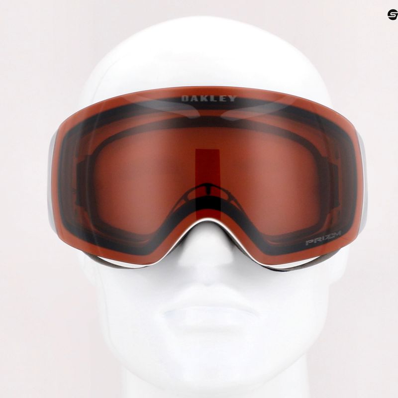 Ски очила Oakley Flight Deck M matte white/prizm garnet 7