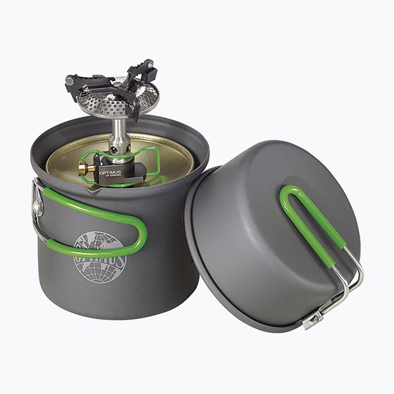 Optimus Crux Lite Solo Cook System туристическа готварска печка сива 8019749