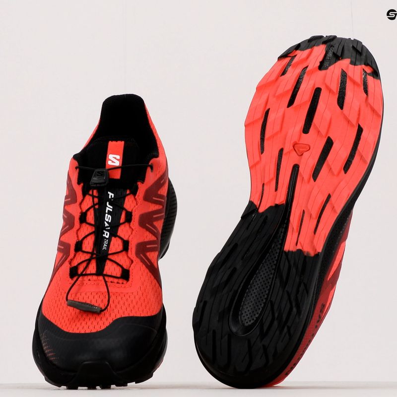 Salomon Pulsar Trail мъжки обувки за бягане маково червено/птица/черно 18