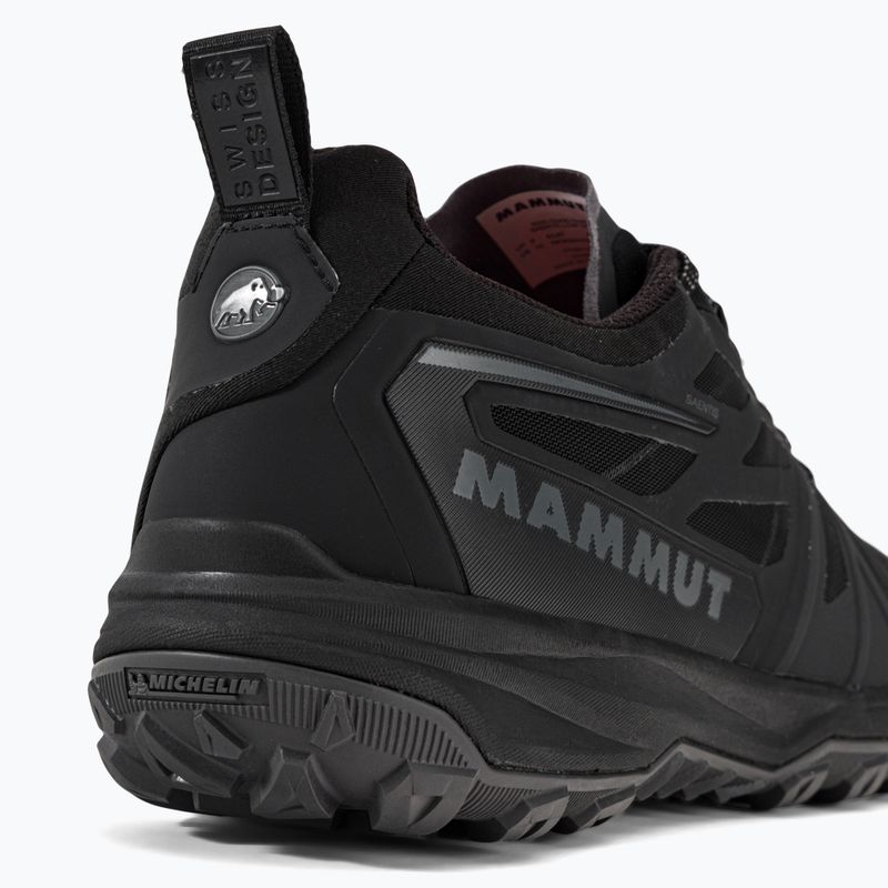 Мъжки туристически обувки Mammut Saentis Low black/titanium 9