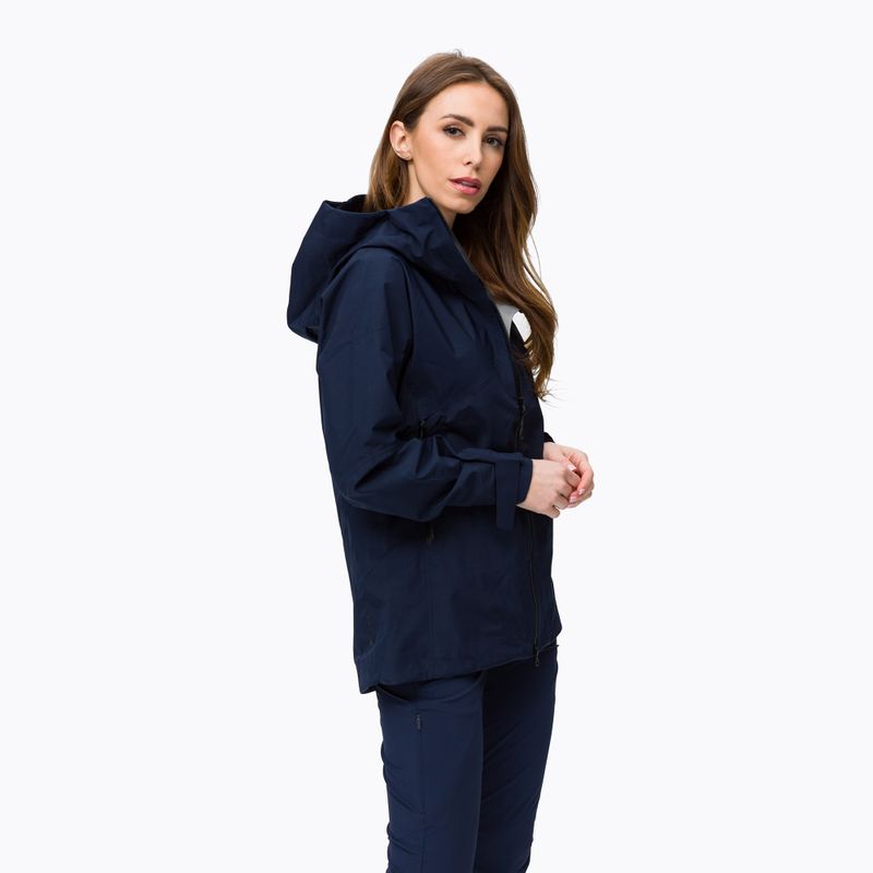Дъждобран за жени Mammut Crater HS Hooded marine black 4