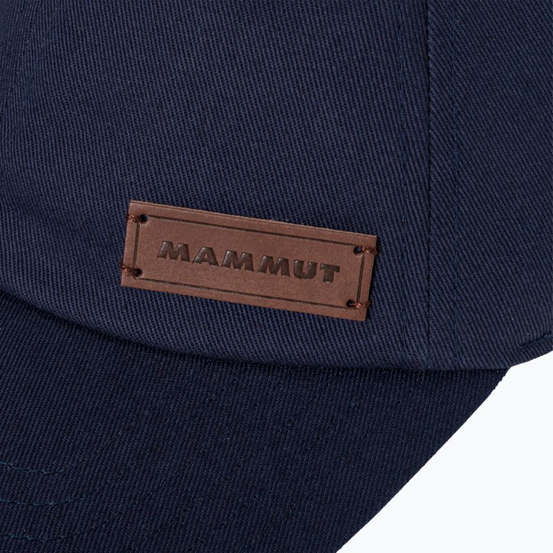 MAMMUT Бейзболна шапка тъмносиня 5