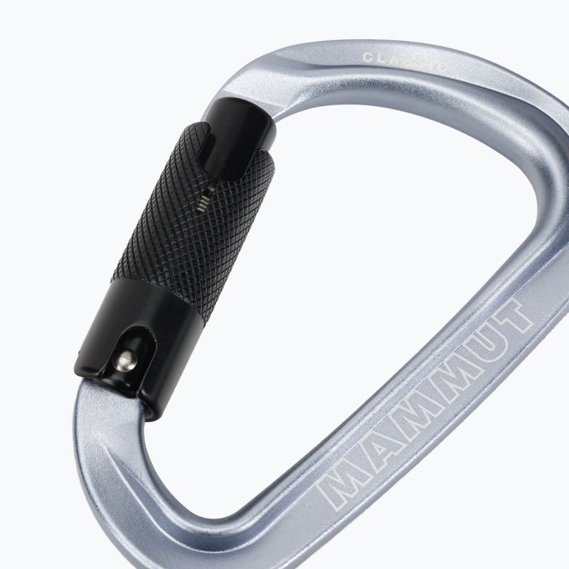 Карабинер за катерене Mammut Classic HMS Twistlock Plus light grey 3