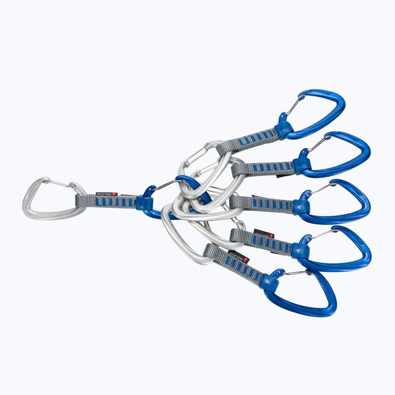 Комплект от MAMMUT Crag Wire 10 cm 6pcs сребристо-сини експреси