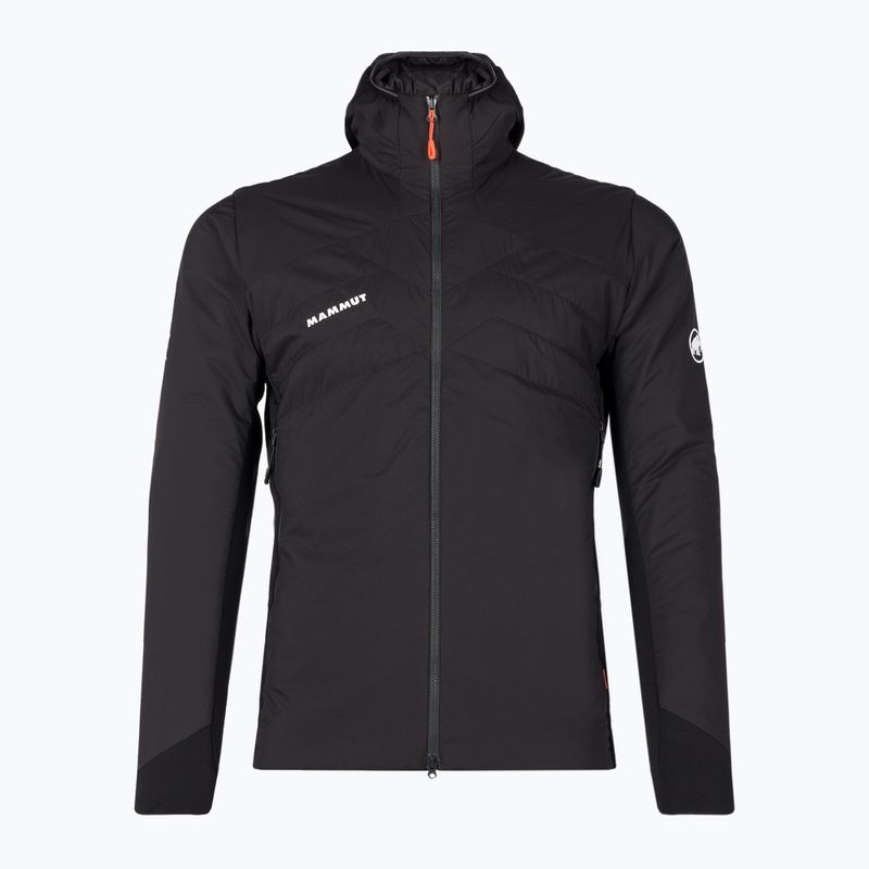 Мъжко пухено яке Mammut Rime Light IN Flex с качулка черно