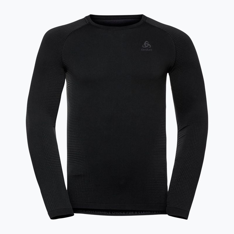 Мъжки Thermoactive Longsleeve ODLO Performance Warm Bl Top Crew Neck black keystyle 3