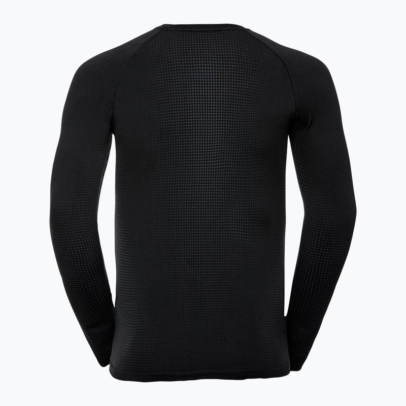 Мъжка термоблуза с дълъг ръкав ODLO Performance Warm Bl Top Crew Neck black keystone 4