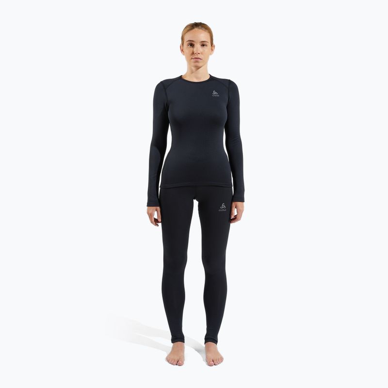 Дамска термоактивна блуза ODLO Fundamentals Active Warm Bl Top Crew Neck black 2