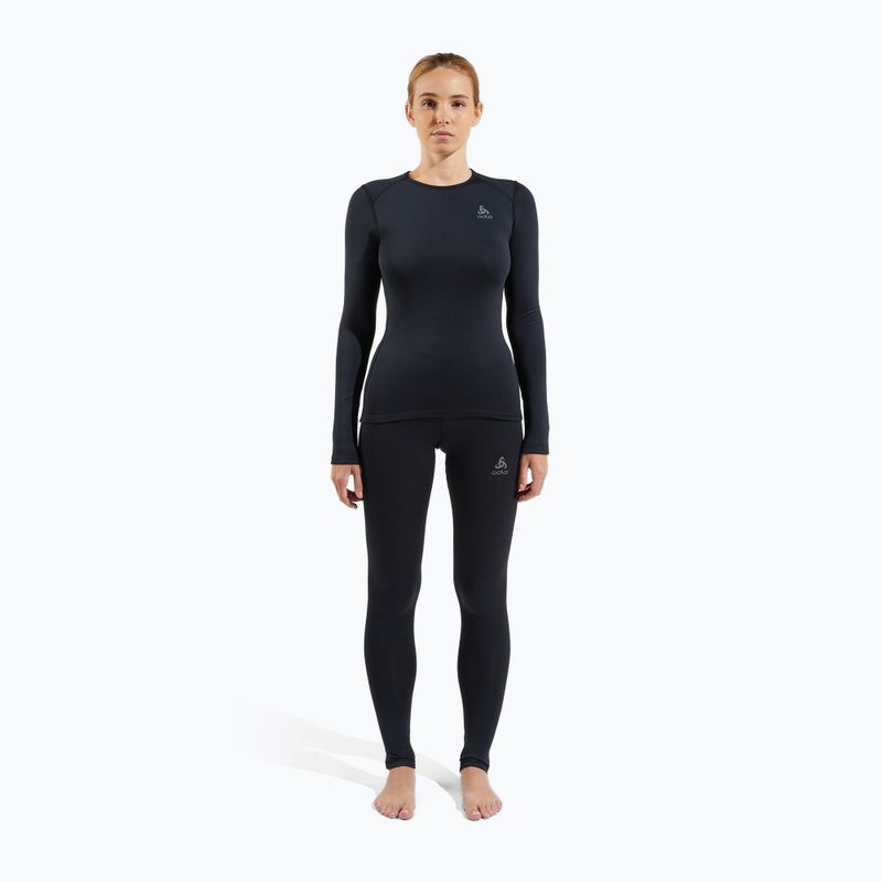 Дамски термоактивни панталони ODLO Fundamentals Active Warm Bl Bottom Long черни 2