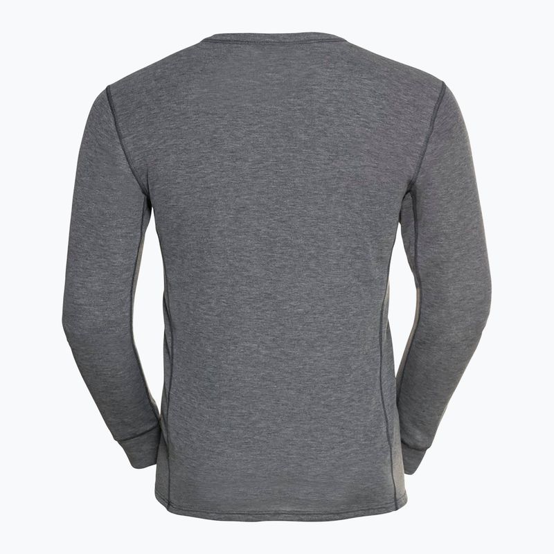 Мъжки ODLO Active Warm Bl Top Crew Neck Longsleeve steel grey melange 2