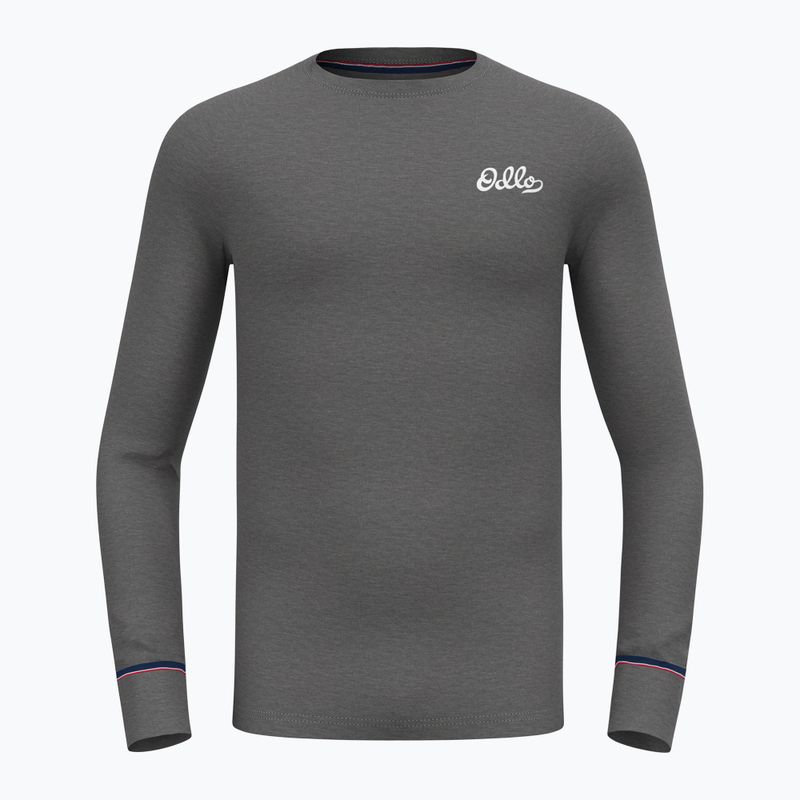 Мъжка термоактивна блуза ODLO Active Warm Originals Bl Top Crew Neck odlo steel grey melange 5