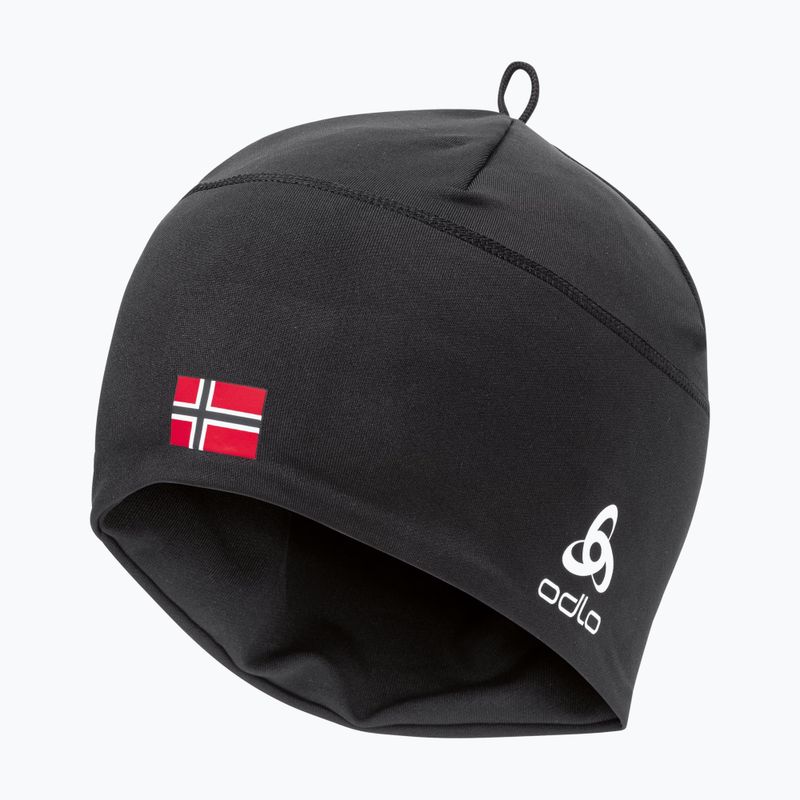 Зимна шапка ODLO Polyknit Fan Warm black/Norwegian flag 2