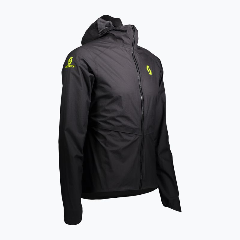 Мъжко яке за бягане SCOTT RC Run Waterproof black/yellow 3