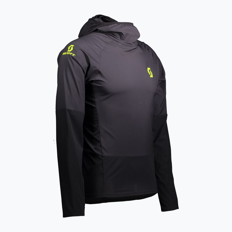 Мъжко яке за бягане SCOTT RC Run Windshield black/yellow 3
