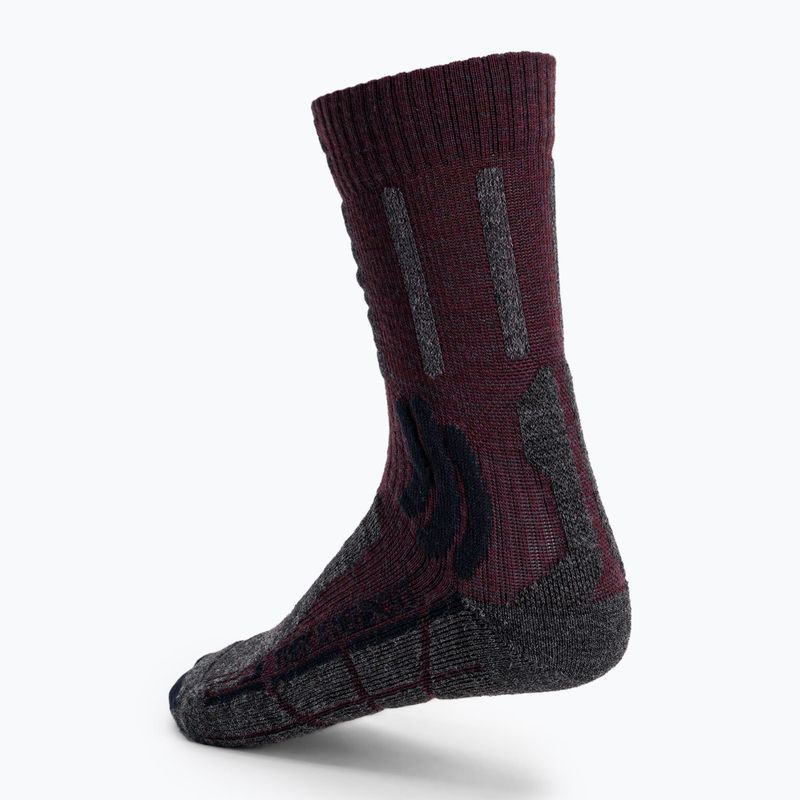 Чорапи за трекинг X-Socks Trek X Merino LT maroon TS03S19U-R008 2