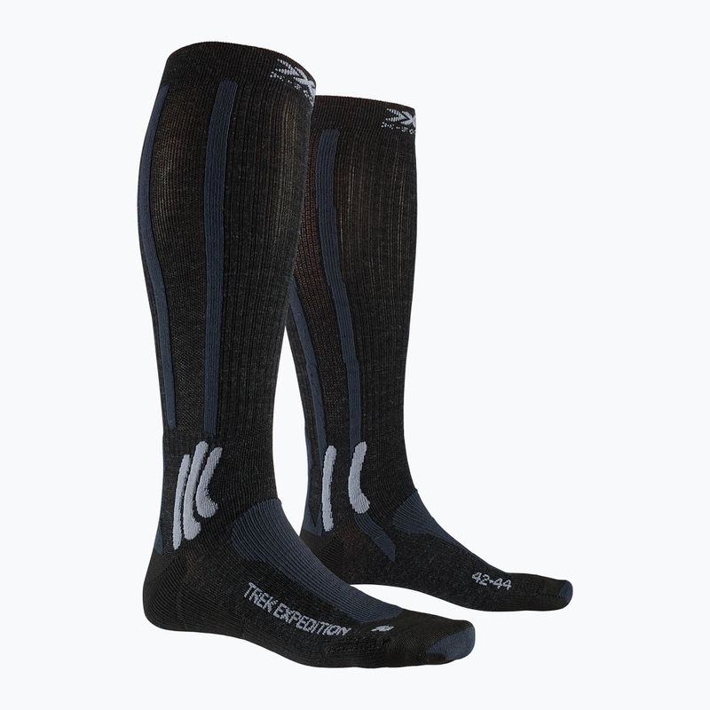 Чорапи за трекинг X-Socks Trek Expedition opal black/dolomite grey melange 5
