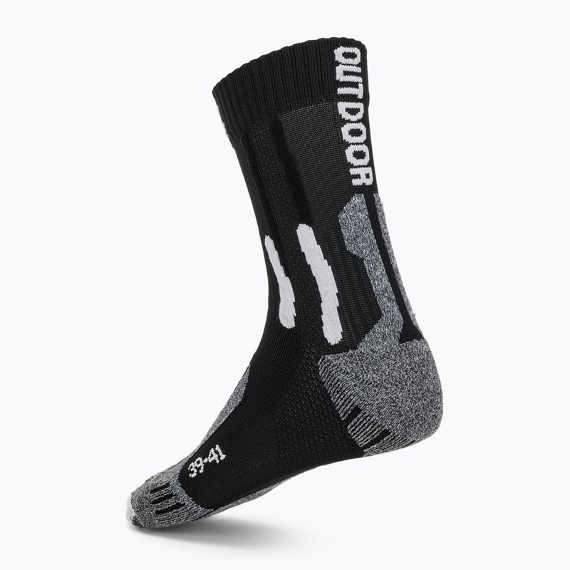 Чорапи X-Socks Trek Outdoor black/grey melange 2