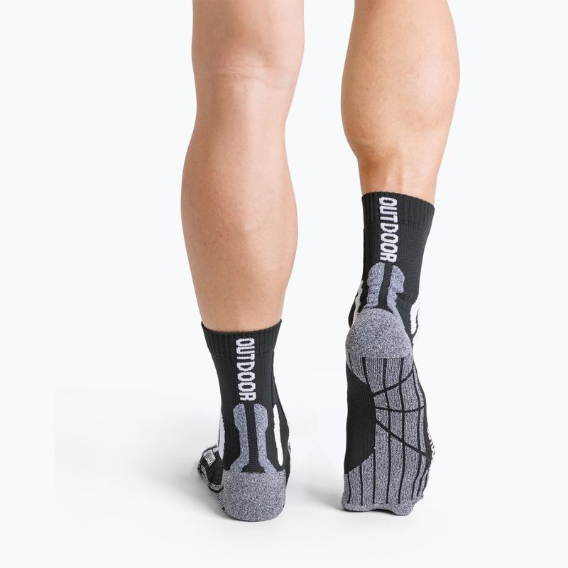Чорапи X-Socks Trek Outdoor black/grey melange 3