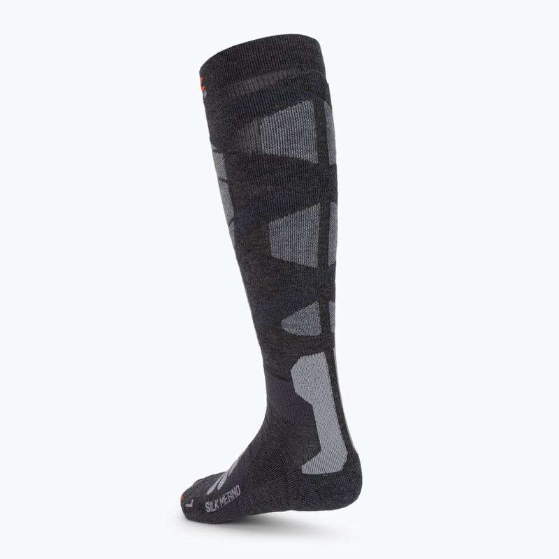 X-Socks Ski Silk Merino 4.0 Grey XSSSKMW19U 2