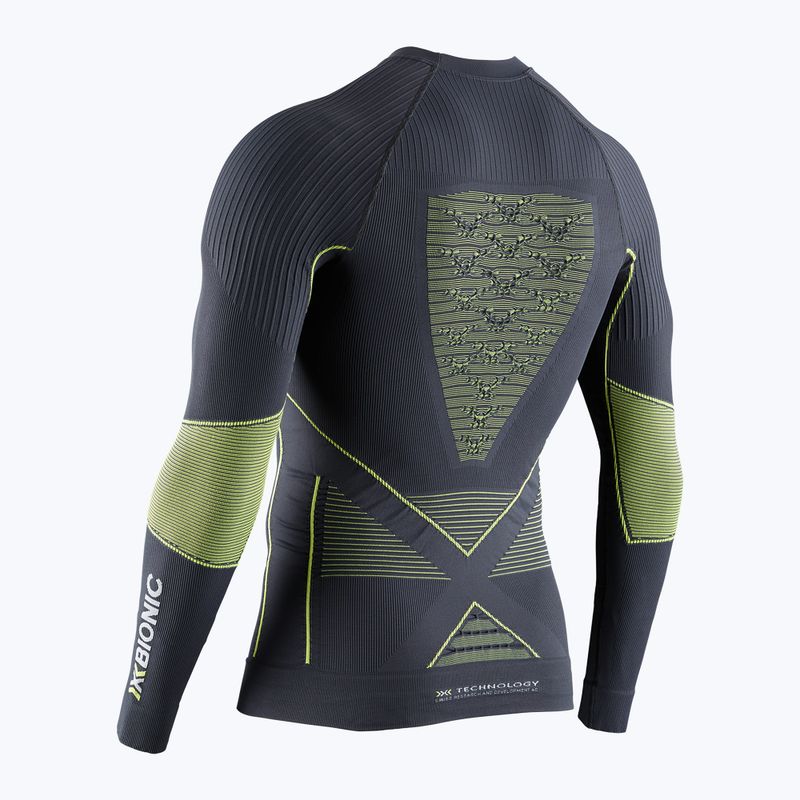 Мъжка термоактивна блуза X-Bionic Energy Accumulator 4.0 charcoal/yellow 2