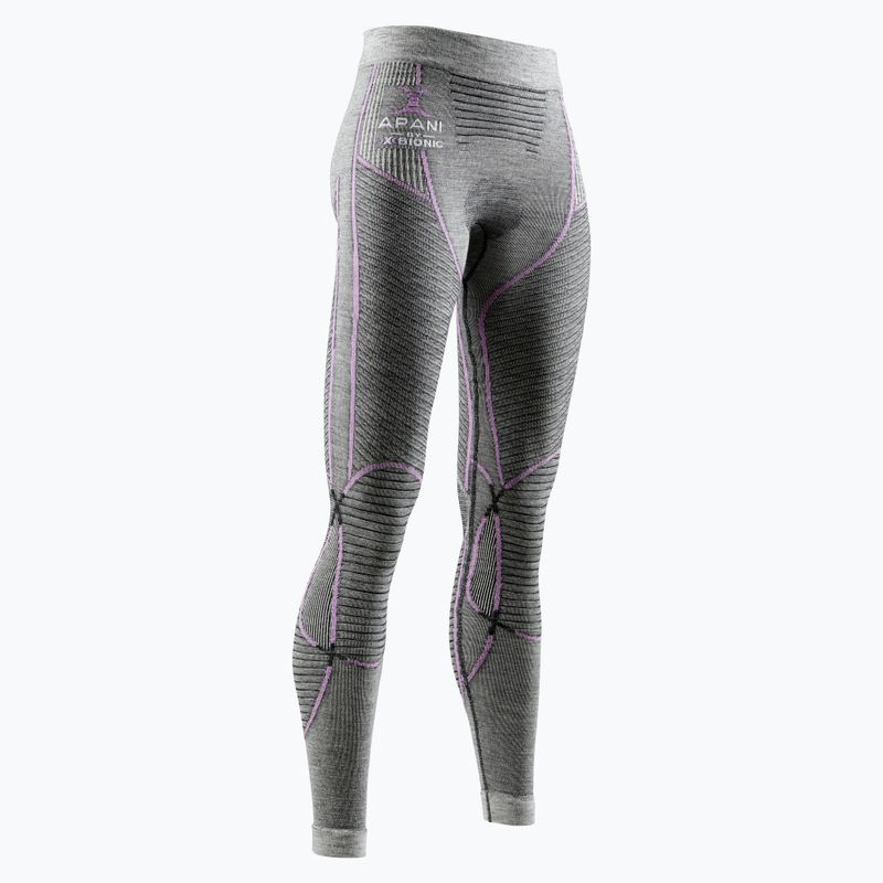 X-Bionic Apani 4.0 Merino сив термо панталон APWP05W19W 5
