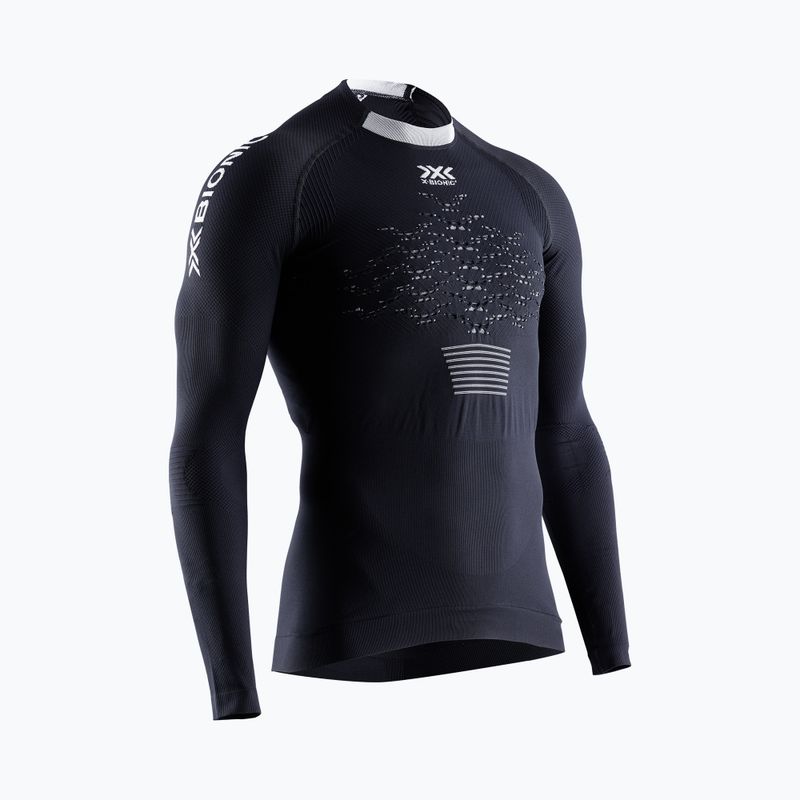 Мъжка термоактивна блуза X-Bionic The Trick 4.0 Run opal black/arctic white 5