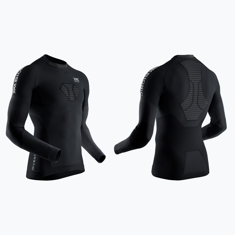Мъжка термоактивна блуза X-Bionic Invent 4.0 Run Speed black/charcoal 7