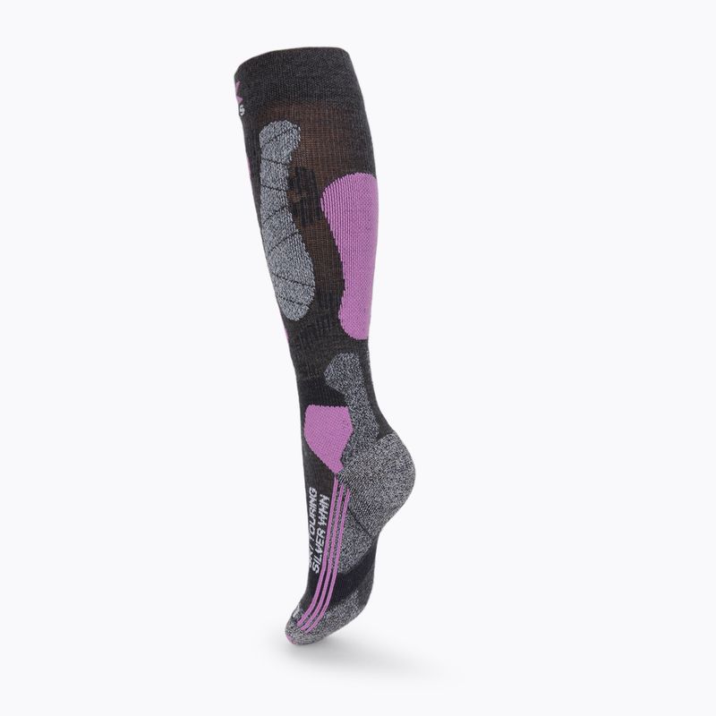 Дамски чорапи за ски X-Socks Ski Touring Silver 4.0 grey XSWS47W19W 2
