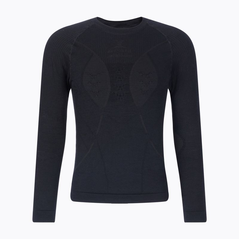 Мъжка термоактивна блуза X-Bionic Apani 4.0 Merino black/black
