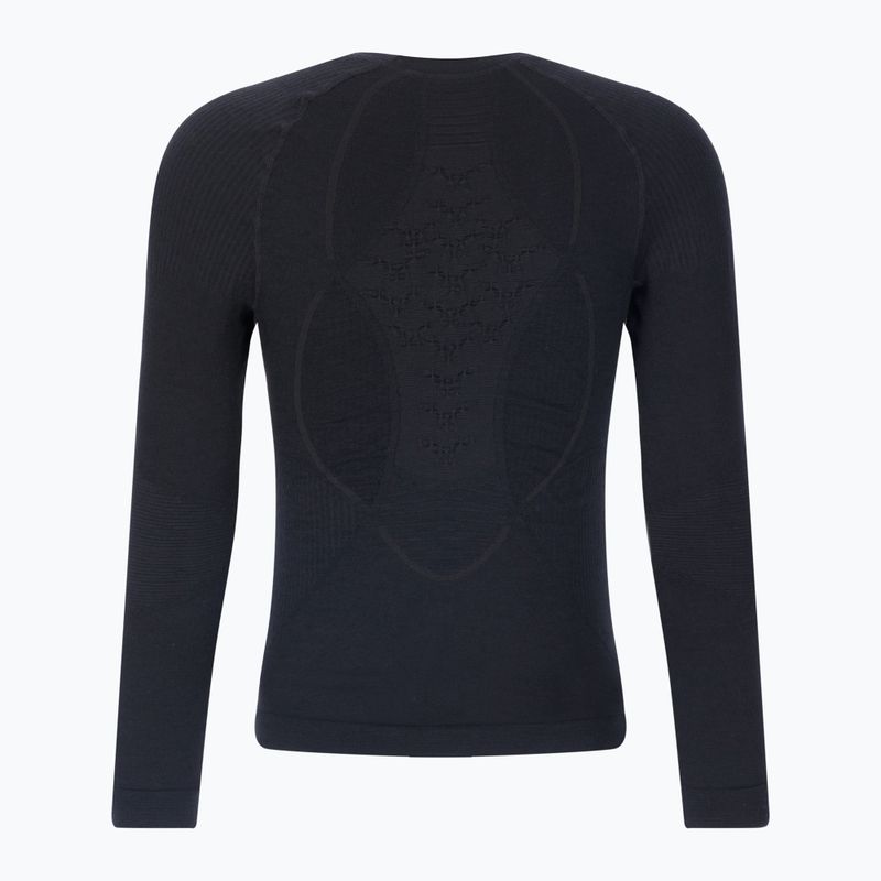 Мъжка термоактивна блуза X-Bionic Apani 4.0 Merino black/black 2