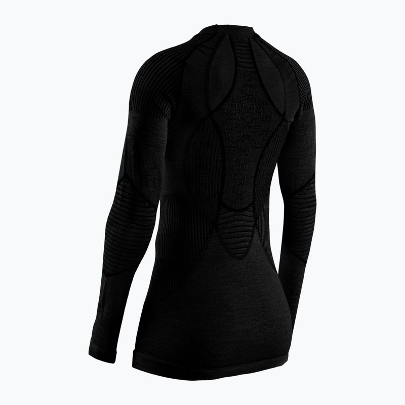 Дамска термоактивна блуза X-Bionic Apani 4.0 Merino black/black 5