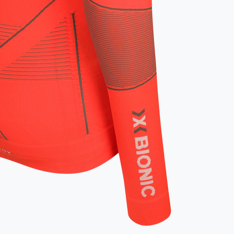 Мъжка термоактивна блуза X-Bionic Energy Accumulator 4.0 sunset orange/anthracite 3