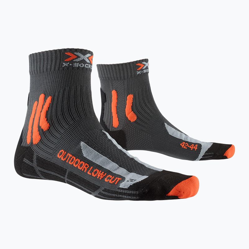 Чорапи X-Socks Trek Outdoor Low Cut anthracite/orange 2